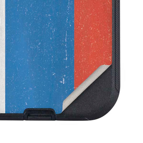 Serbia Flag Distressed Otterbox Defender iPhone Skin